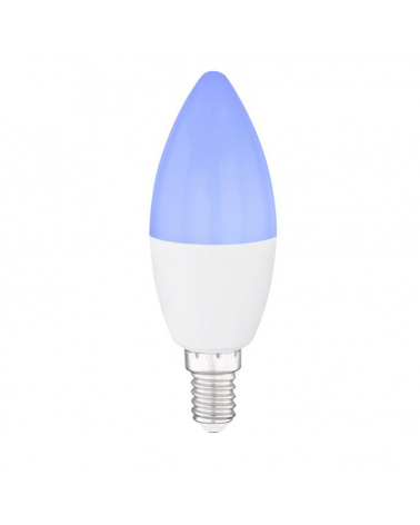 Multicolor Smart Bulb Alexa Compatible LED Candle 5W E14