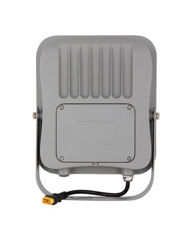 Foco solar de 800Lm con placa con mando a distancia regulable IP65 cable de 3m