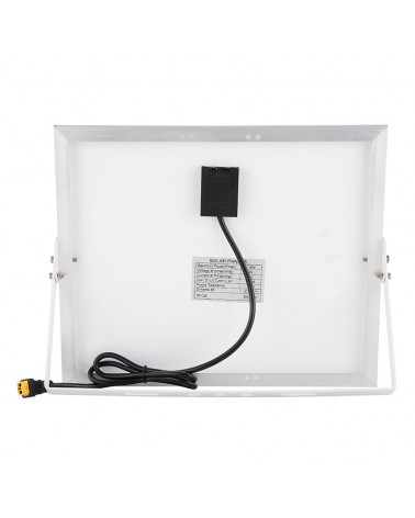 Foco solar de 800Lm con placa con mando a distancia regulable IP65 cable de 3m