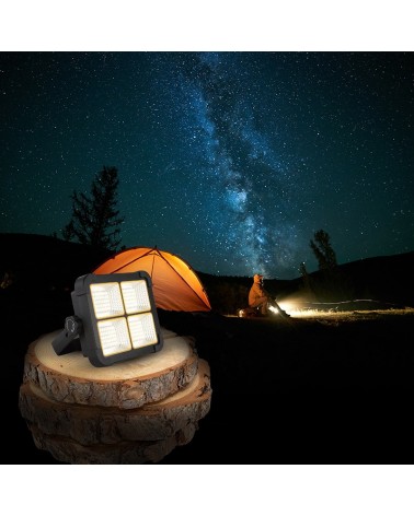 1000Lm USB solar spotlight two adjustable light steps with adjustable remote control IP44