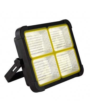 Foco solar de 2500Lm USB dos pasos de luz regulablescon mando a distancia regulable IP44