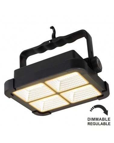 1000Lm USB solar spotlight two adjustable light steps with adjustable remote control IP44