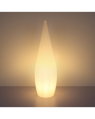 RGBW outdoor floor lamp 120cm E27 multicolor includes white conical remote control bulb IP67 5 meter cable