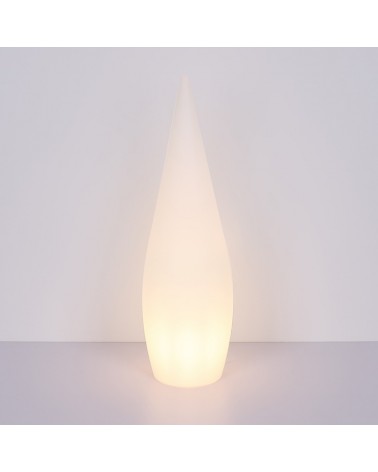 RGBW outdoor floor lamp 120cm E27 multicolor includes white conical remote control bulb IP67 5 meter cable