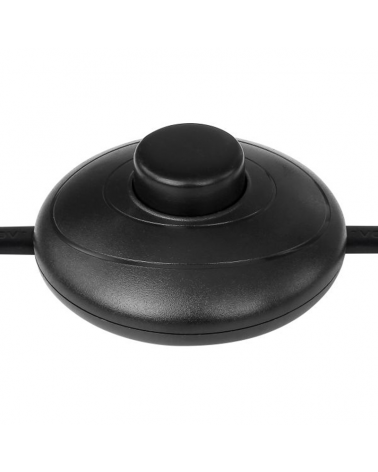 Lámpara de pie con 2 focos 158cm de altura de metal GU10 5W negro y dorado