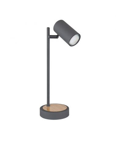 Table lamp 35cm high metal GU10 5W