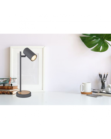 Table lamp 35cm high metal GU10 5W