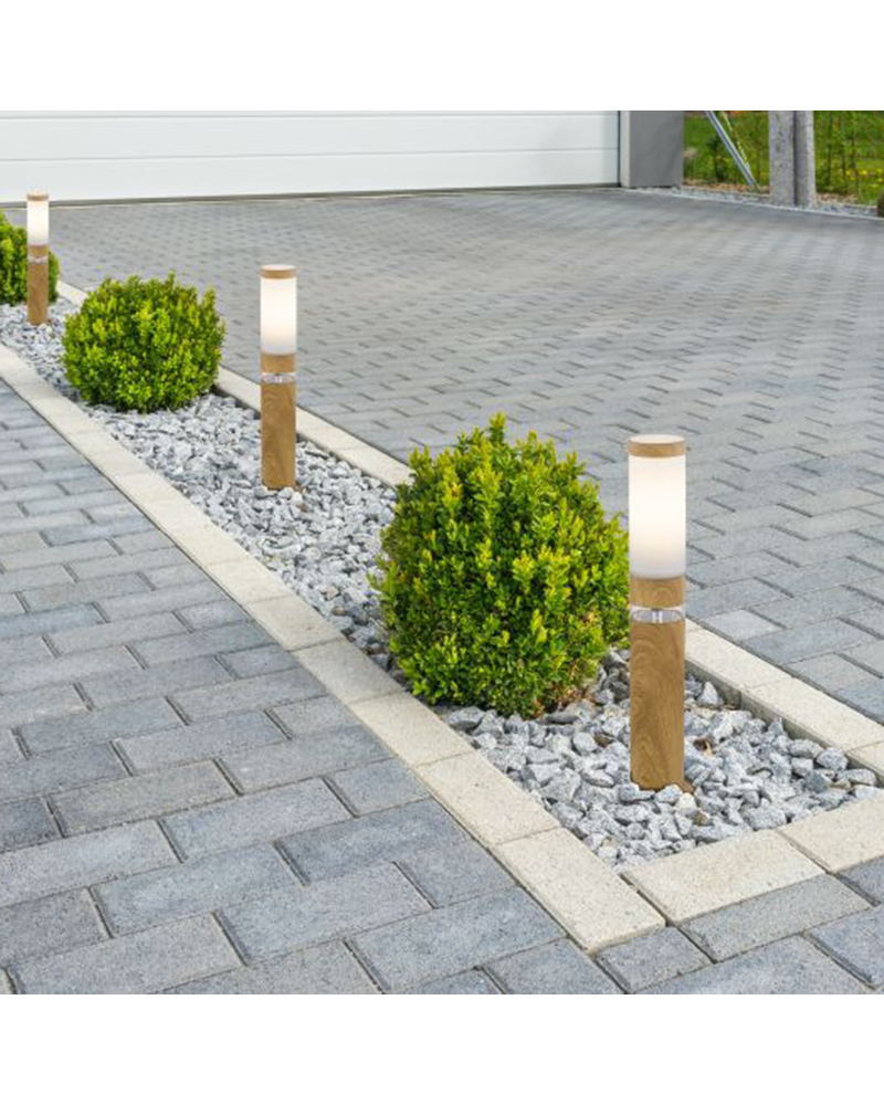 Beacon 50cm stainless steel E27 15W and LED 1.2W 3000K