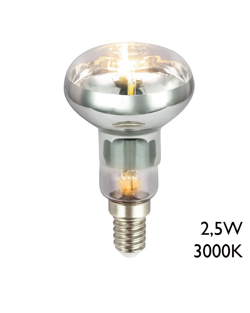 Reflector Bulb 50mm LED R50 2.5W E14 3000K 200Lm.