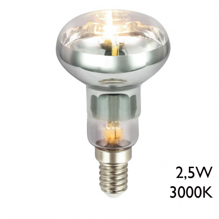 Reflector Bulb 50mm LED R50 2.5W E14 3000K 200Lm.