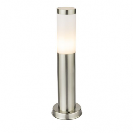 Beacon for outdoor 45cm in stainless steel E27 IP44 8.8W