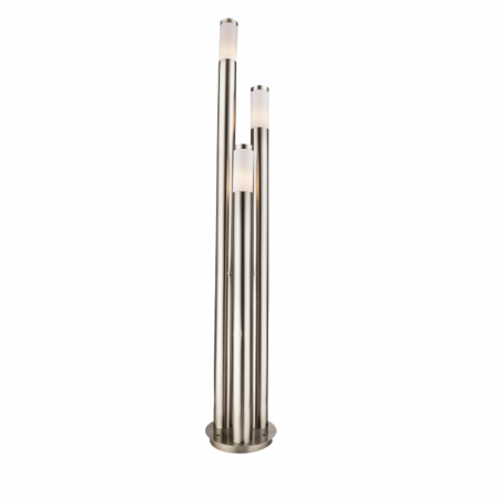 Outdoor beacon 170cm stainless steel 3xE27 IP44 8.8W