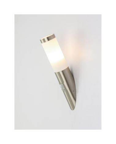 Outdoor wall lamp 40.5cm stainless steel E27 8.8W IP44 MOTION SENSOR