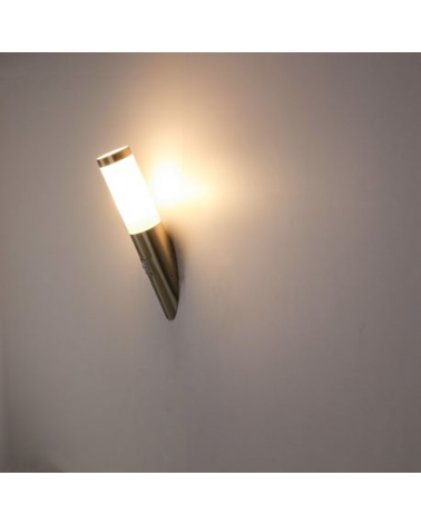 Outdoor wall lamp 40.5cm stainless steel E27 8.8W IP44 MOTION SENSOR