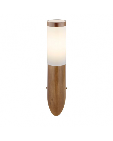 Outdoor wall lamp 39cm stainless steel wood look E27 23W IP44