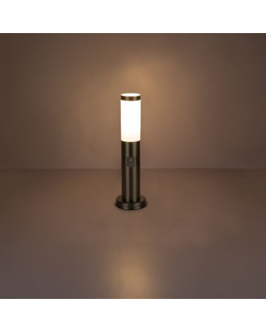 Beacon for outdoor 45cm stainless steel E27 IP44 8.8W MOTION SENSOR