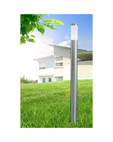 Outdoor beacon 110cm stainless steel E27 IP44 8.8W