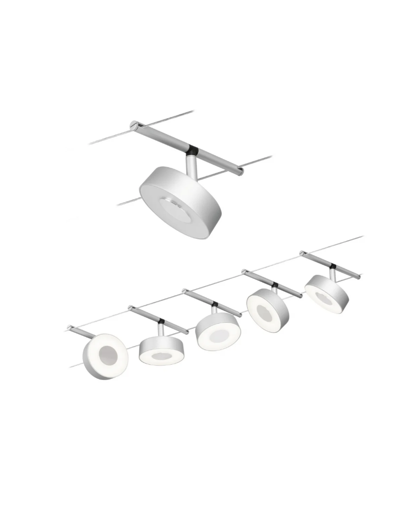 Set de sistema de cable LED 5x180lm 5x5W 3000K 230/12V