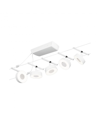 LED cable system set 5x180lm 5x5W 3000K 230/12V