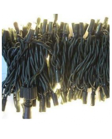 String light 12m and 180 LEDs Flashing cool light clear capsule white or green cable, IP65 condable suitable for outdoor use