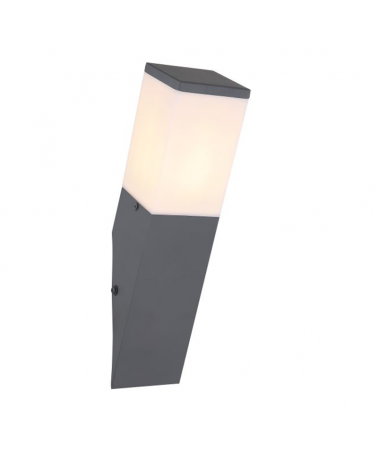 Outdoor wall light 33cm stainless steel anthracite finish E27 15W IP44