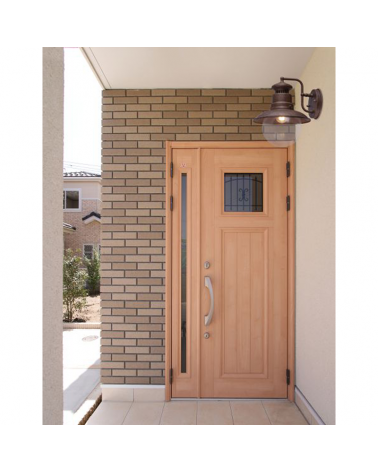 Outdoor wall light 27cm steel and glass E27 60W IP44