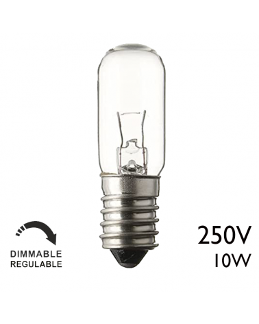 Tubular lamp 250V 10W E14