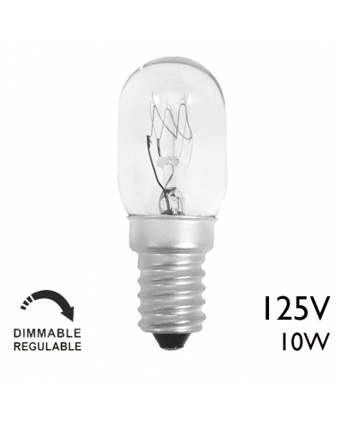 Tubular lamp 125V 15W E14