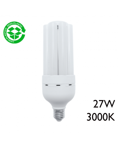 Lámpara LED 27W E27 de alta luminosidad 3000º K