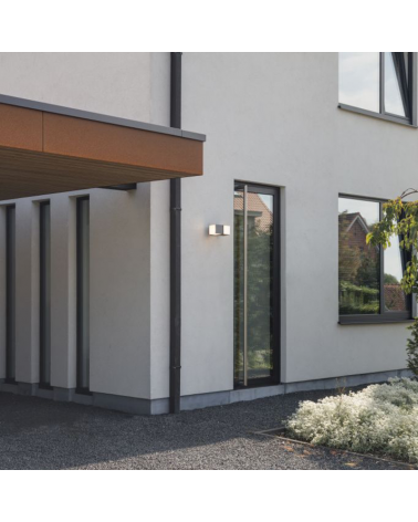 Outdoor wall lamp 10cm aluminum LED 24.4W 3000K