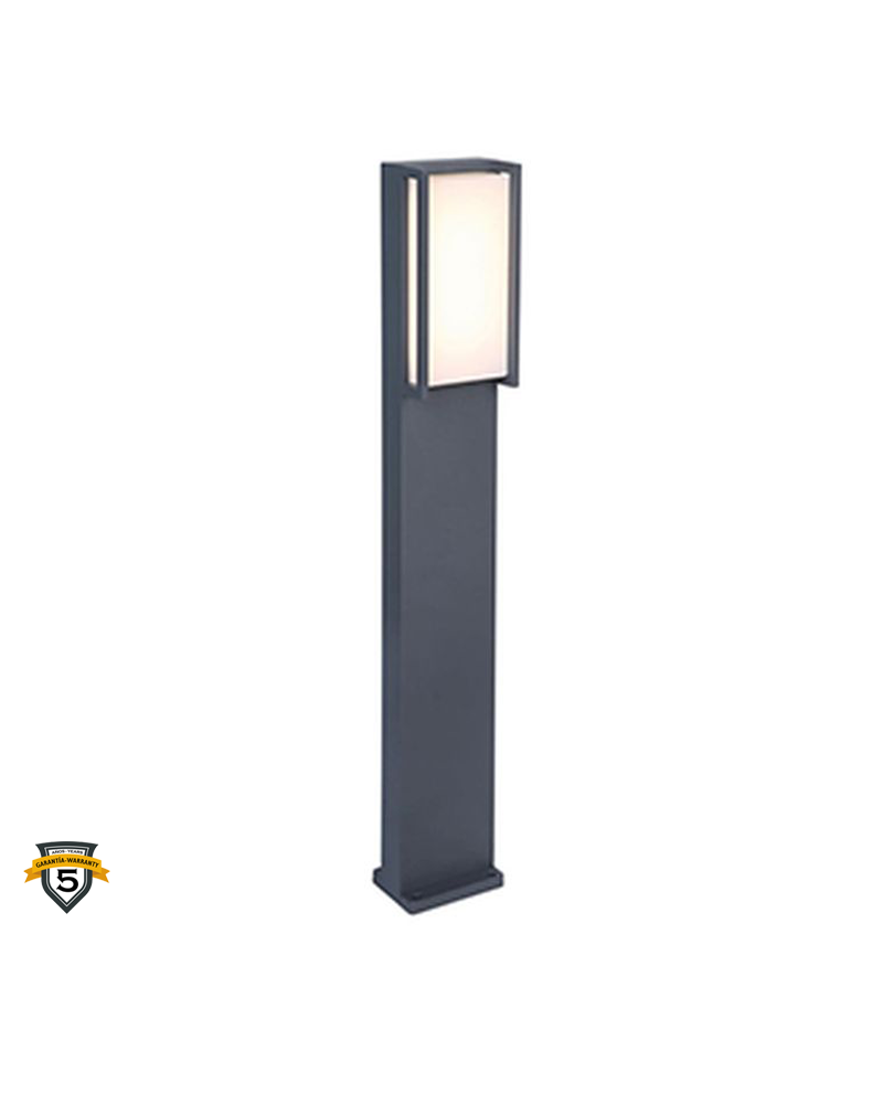 Baliza de exterior LED 75cm de aluminio acabado gris oscuro 17,3W 3000K