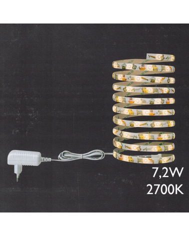 Tira LED Paulmann de 300cm LED 2700K 7,2W 230/12V