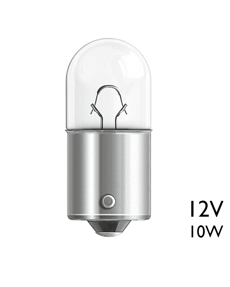 Lámpara de señalización ORIGINAL OSRAM 5008 10W 12V BA15S base metal R10W