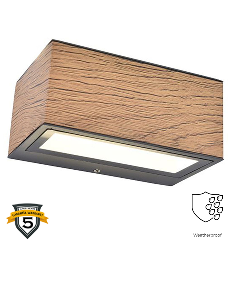 Outdoor wall lamp 14cm in stainless steel LED 10.5W 4000K