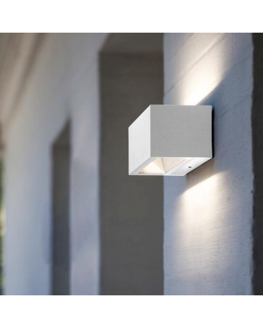 Outdoor wall lamp 14cm in stainless steel LED 10.5W 4000K
