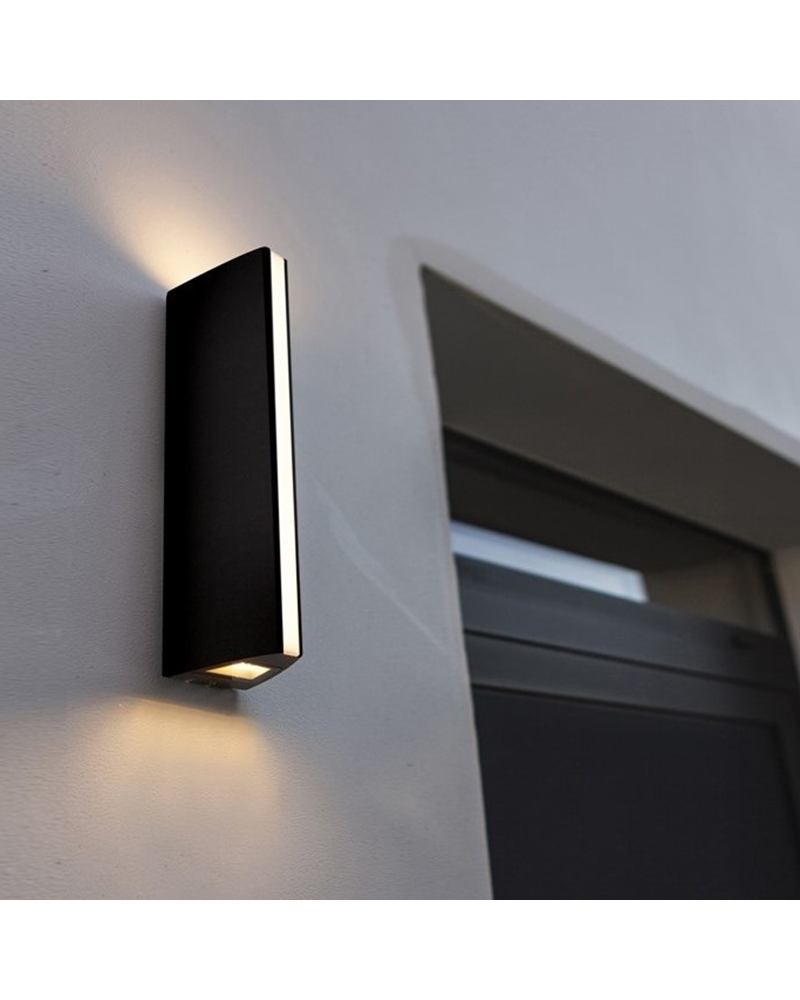 Aplique pared de exterior 30cm de aluminio LED 14,5W 3000K