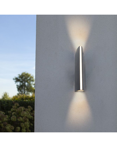 Aplique pared de exterior 30cm de aluminio LED 14,5W 3000K