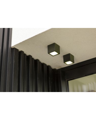 Foco de techo de exterior 8,5cm de aluminio LED 6,9W 4000K IP65