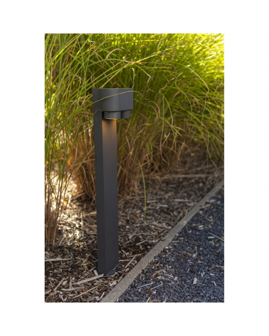 Outdoor beacon 75cm in dark grey finished aluminum GU10