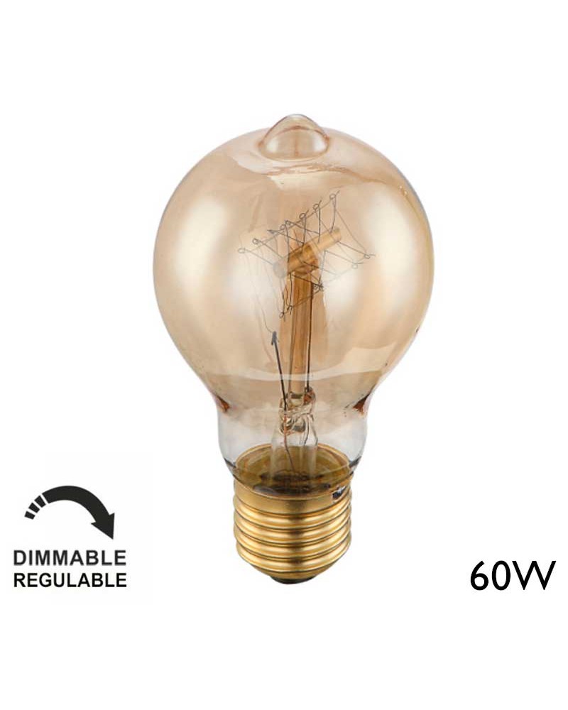 ✓ Bombilla led Edison 5V 1,3W Filamento espiral Regulable