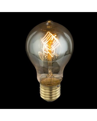 Bombilla Edison standard vintage ambar E27 60W incandescente regulable