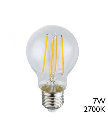 Bombilla edison standard vintage LED filamento 7W E27 806Lm 2700º K