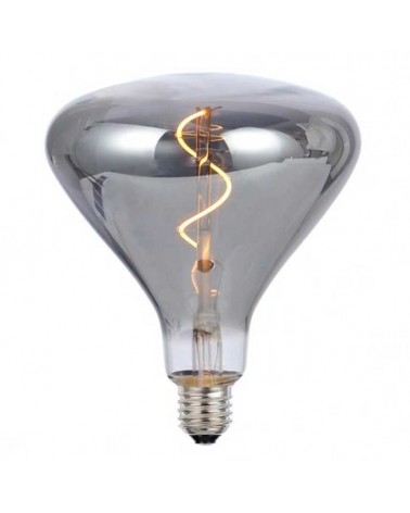 Decorative bulb 17cm funnel shape gray LED filament E27 90Lm 2200º K