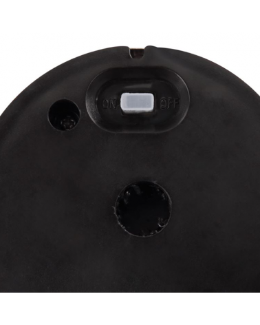 Lámpara de mesa SOLAR 11cm de acero inoxidable y plástico 1800K IP44 3V