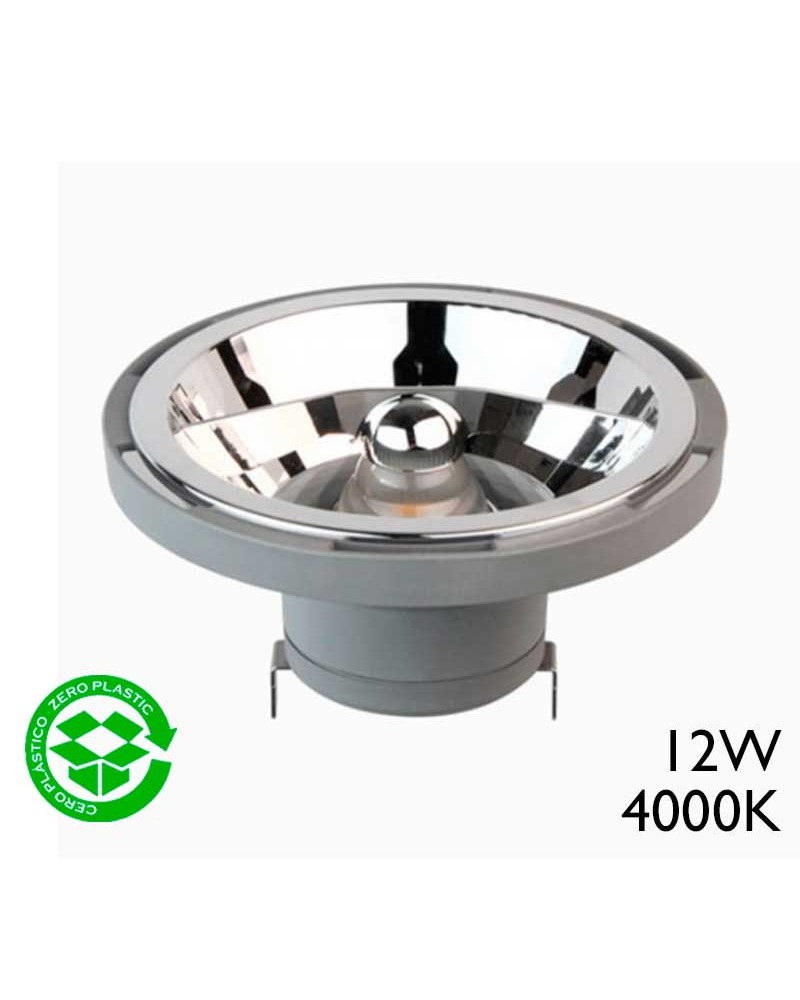 Lámpara reflector LED AR111 G53 12W 4000ºK