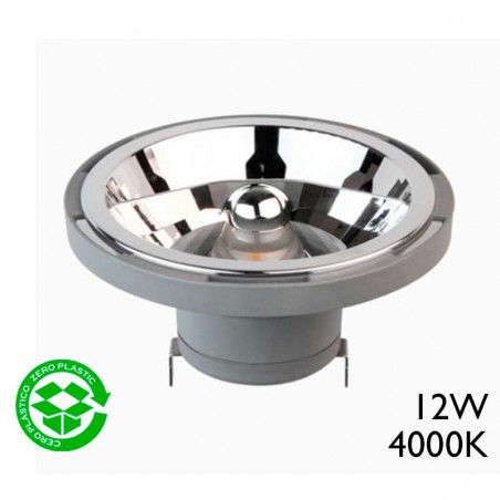 LED reflector lamp LED AR111 G53 12W 4000ºK 45º