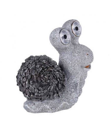 Outdoor LED solar lamp IP44 snail design 20cm