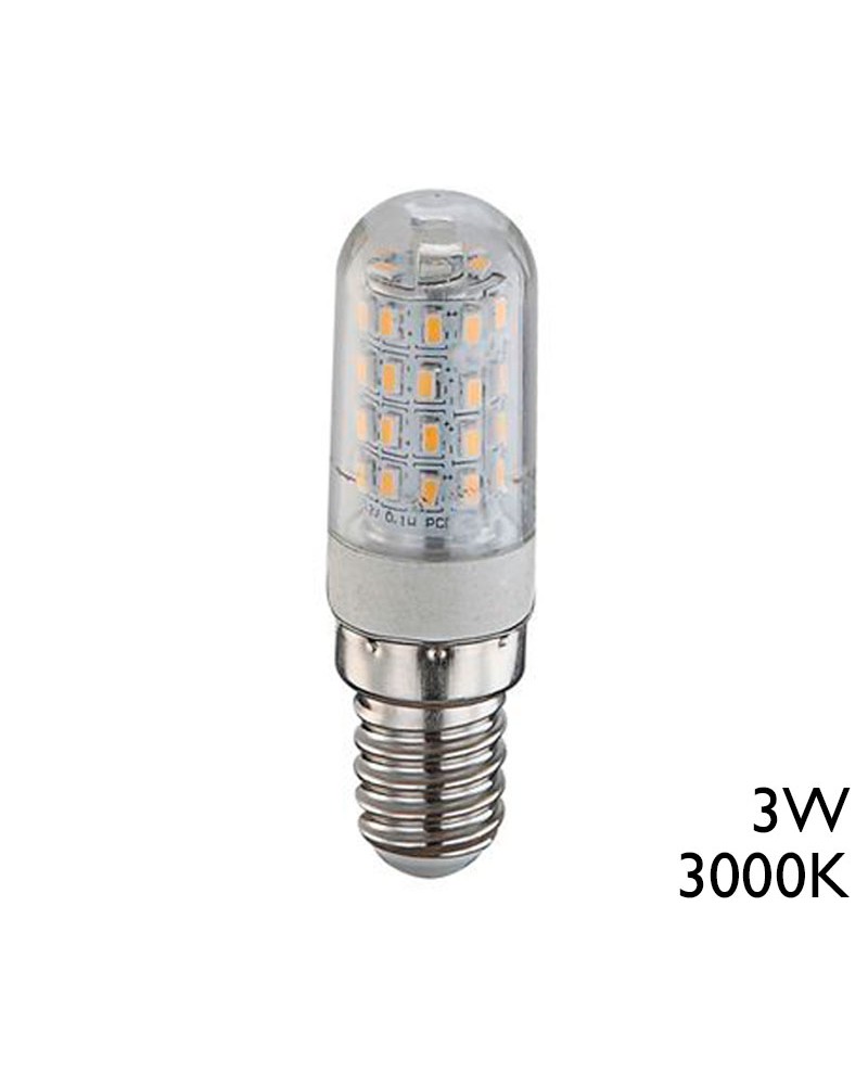 Bombilla tubular LED 3W E14 3000º K RGB