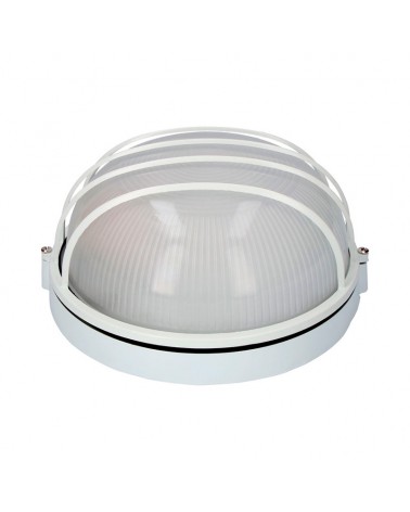 Aplique de exterior de aluminio y cristal blanco E27 120W IP54