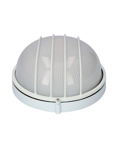 Aplique de exterior de aluminio y cristal blanco E27 120W IP54